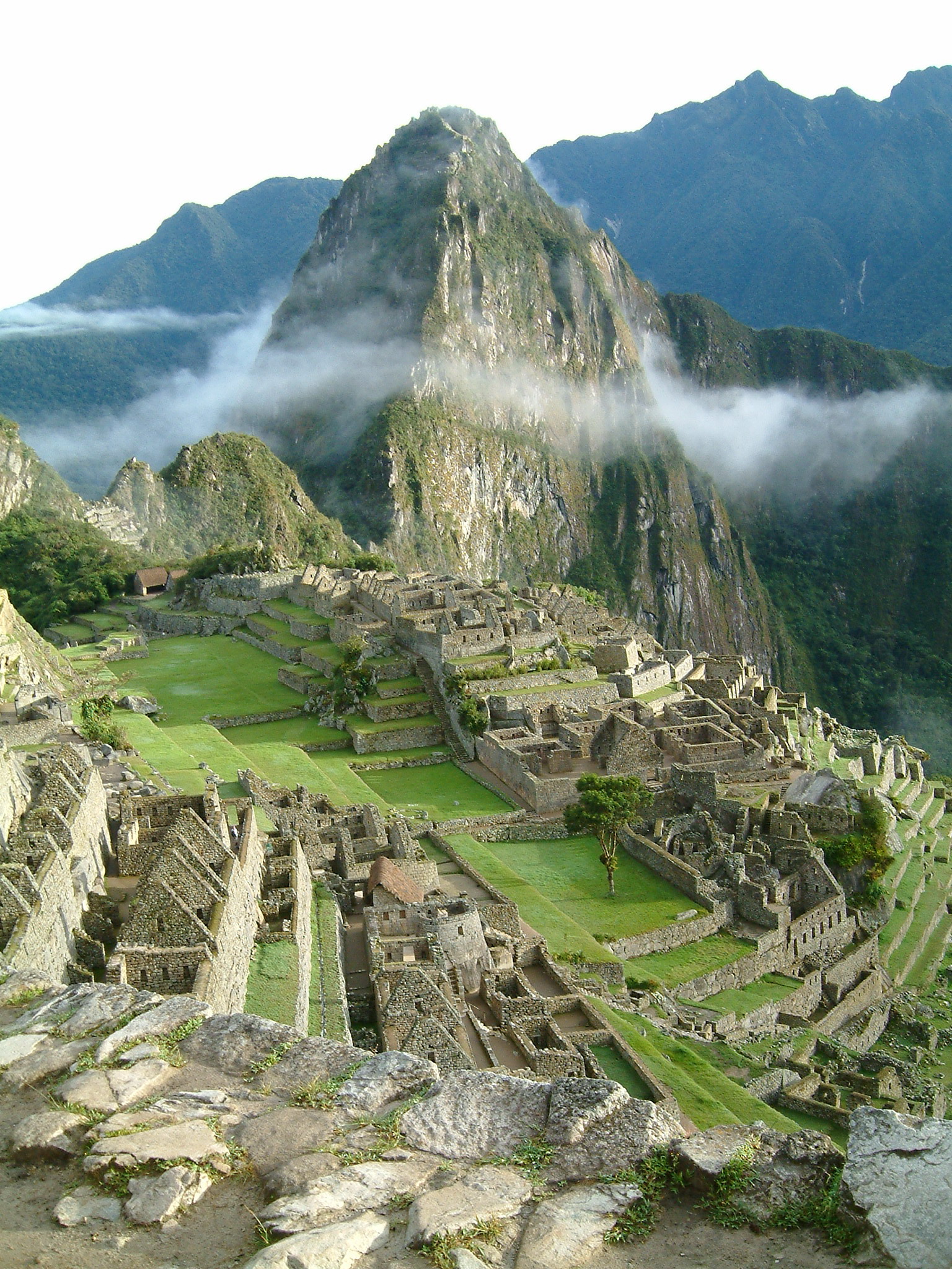 Machu Picchu at sunrise, Peru
